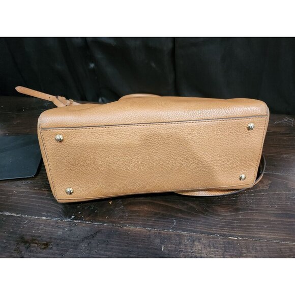 Michael Kors Sandrine Large Saffiano Leather Purse/Crossbody Acorn - Picture 5 of 8